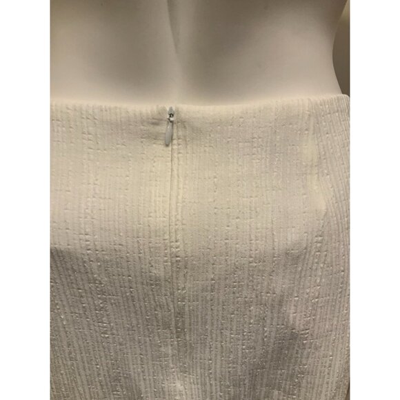Nanette Lepore White Pleated Pencil Skirt, Size 10 - NWT! $278.00 - Picture 5 of 7